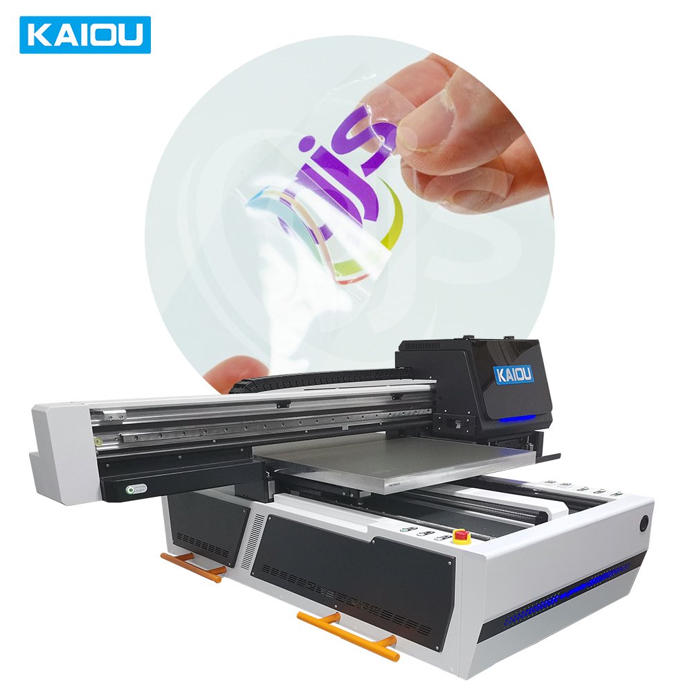 Multi function KAIOU inkjet printing machine plastic pvc pet film wallpaper printer flatbed uv printers 6090 impresora uv price