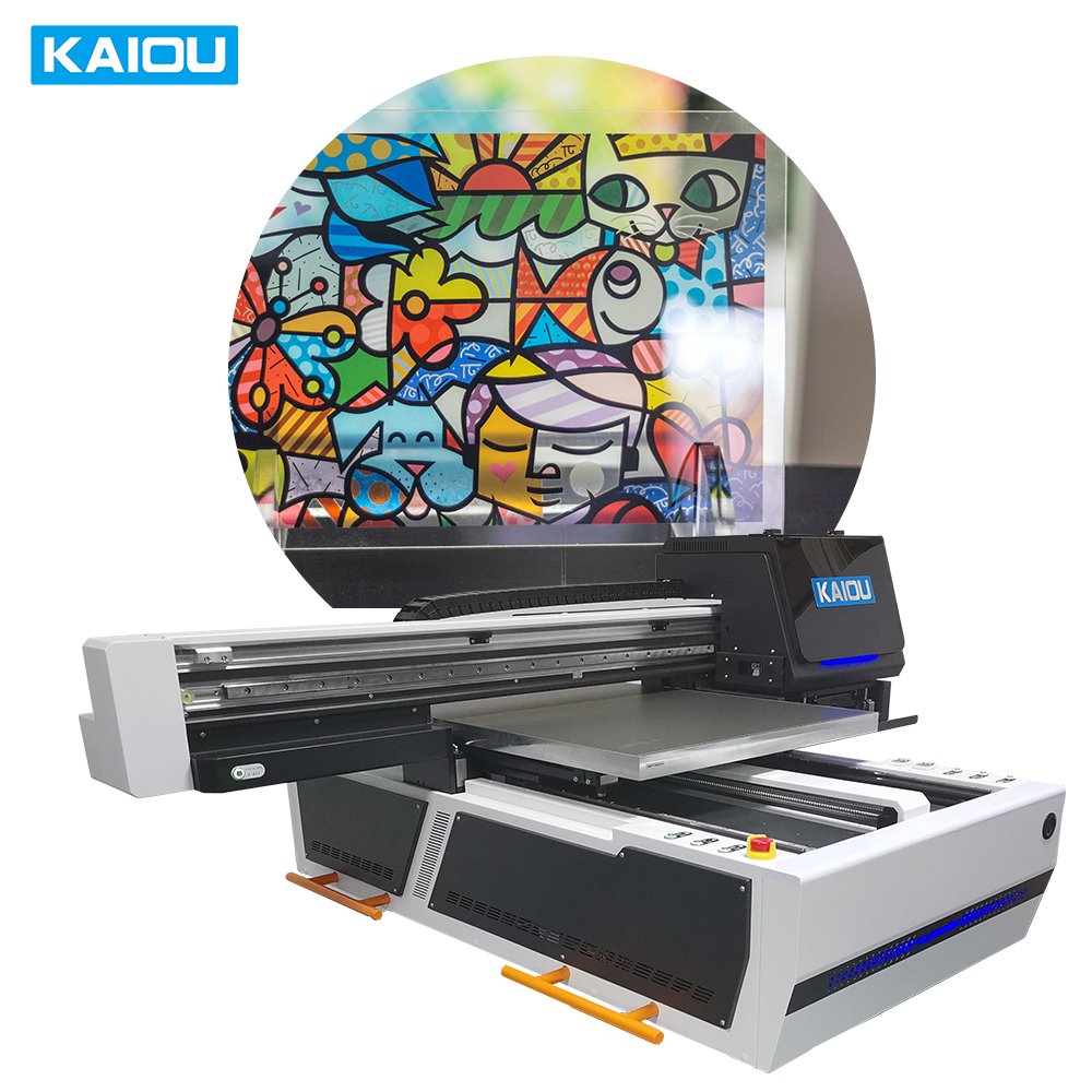 Multi function KAIOU inkjet printing machine plastic pvc pet film wallpaper printer flatbed uv printers 6090 impresora uv price