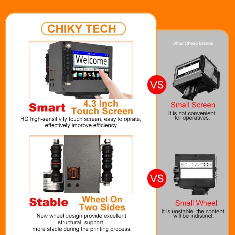 Suppliers Upgraded 10Mm 12.7Mm Fast Dry Portable Handheld Inkjet Gun Printer
