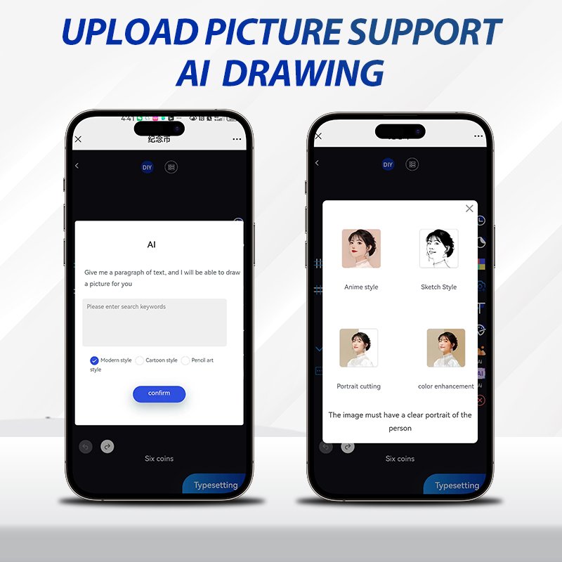 Easy To Operate Phone Case Printer Support QR Code Scanning AI Drawing Function For 3C Shop