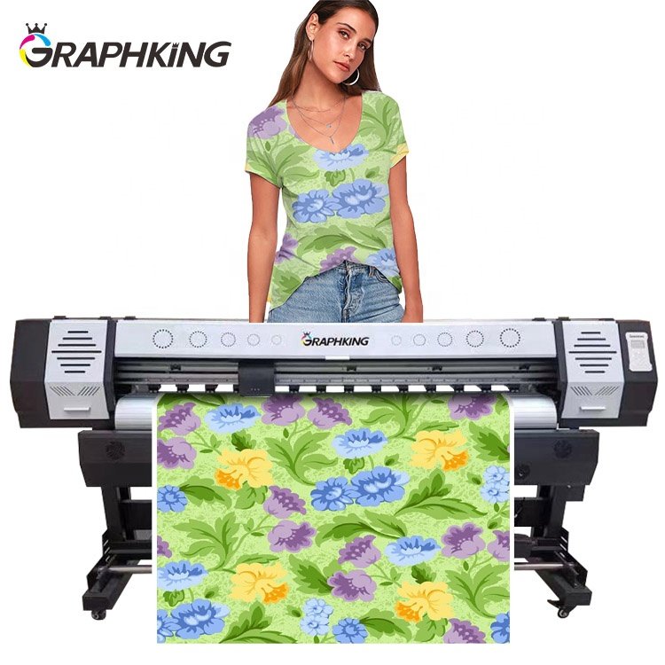 cheaper price factory direct sale fabric all color polyester cotton heat transfer dye sublimation printer for garment shop
