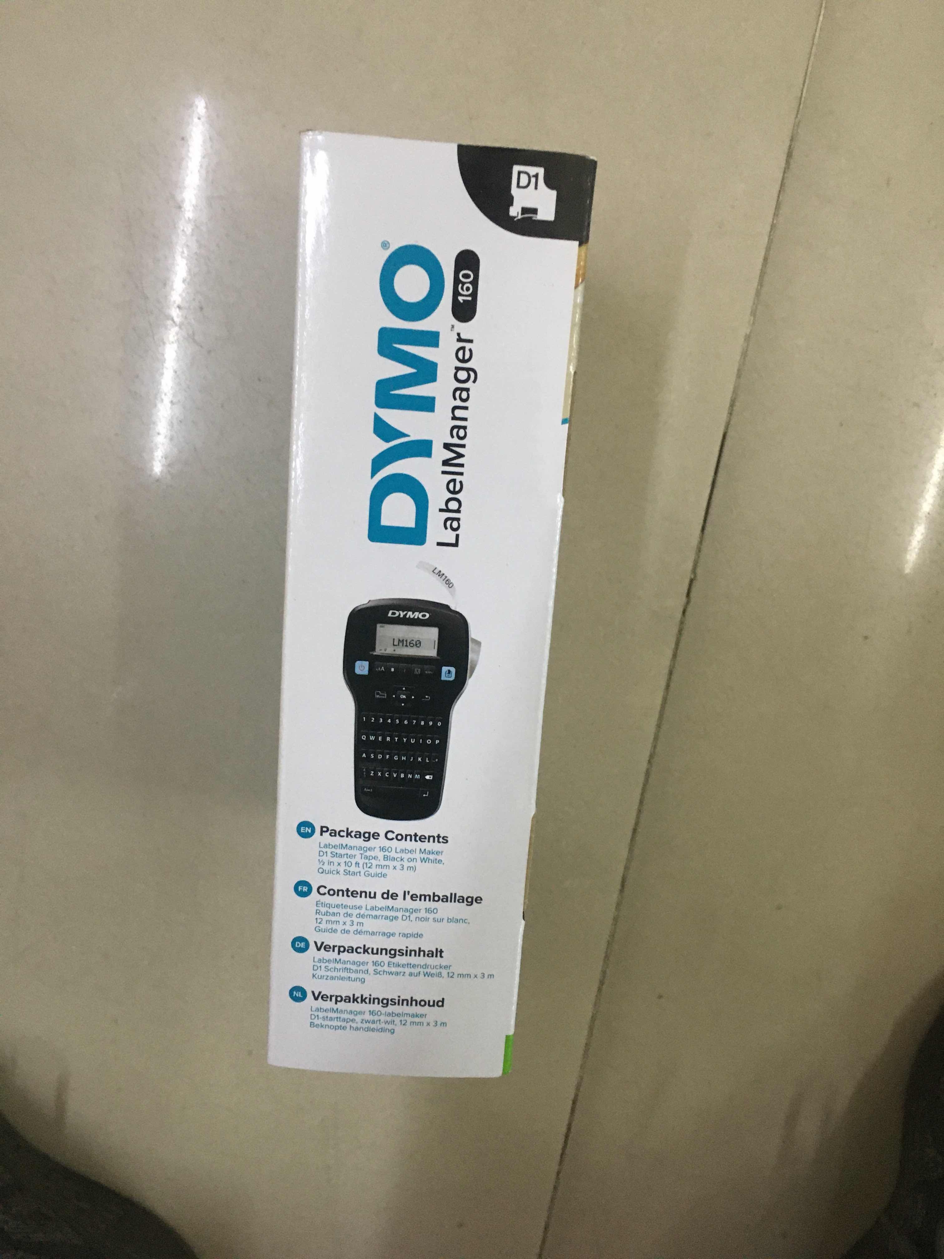 Label Maker Original DYMO LabelManager 160 English Keyboard D1 Label Printer for Cable