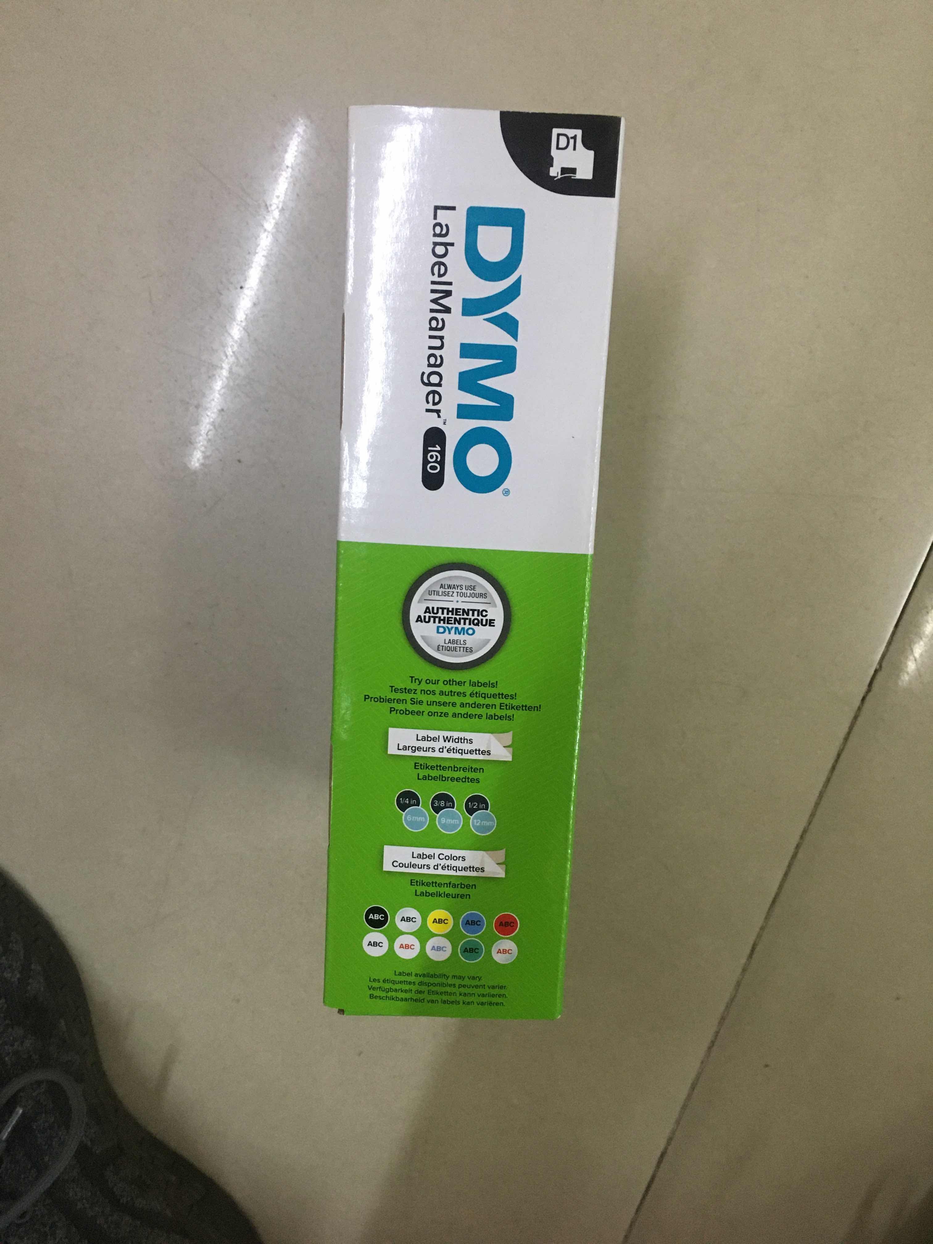 Label Maker Original DYMO LabelManager 160 English Keyboard D1 Label Printer for Cable