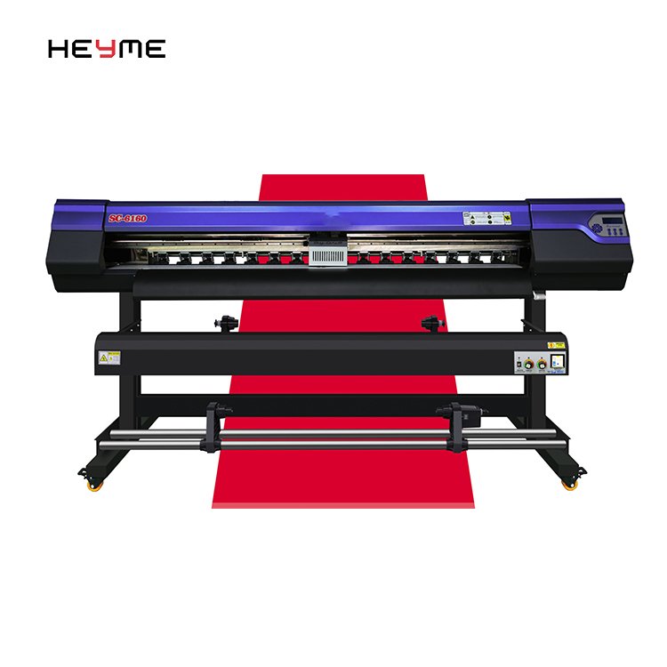 Multicolor Heyme Single Head 1.6m Eco Solvent Inkjet Printer