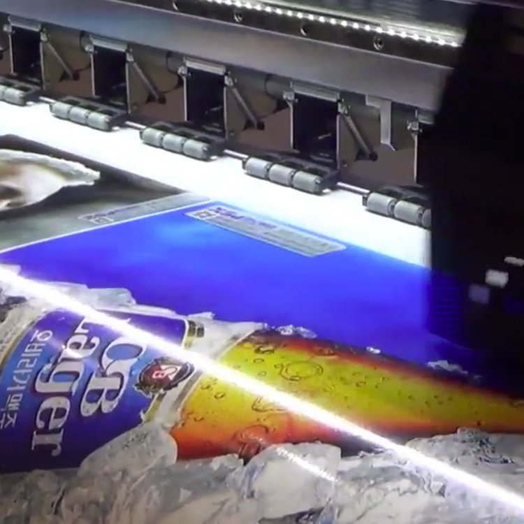 Multicolor Heyme Single Head 1.6m Eco Solvent Inkjet Printer