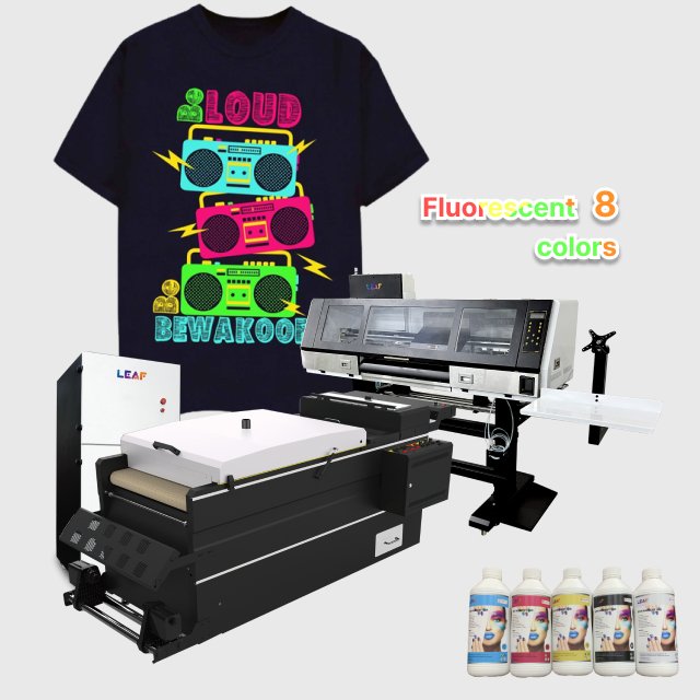 LEAF Hot Selling 60cm DTF Inkjet Digital Printer Premium Quality T-shirt Clothes Printing Machine