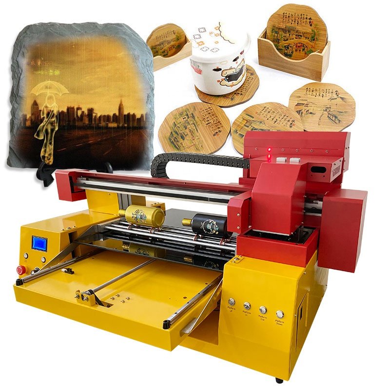 Hot Selling Large Format Printer A1 UV Flatbed Printer 6090pro Rich & Bright for Plastic Wood Glass Metal Ceramic Leather TPU