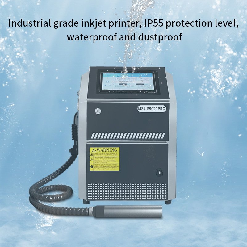 Small Character Ink Jet Printer Solvent Ink Type Stable Operation with Multi Language Date Support Easy Maintenance Plastic 27