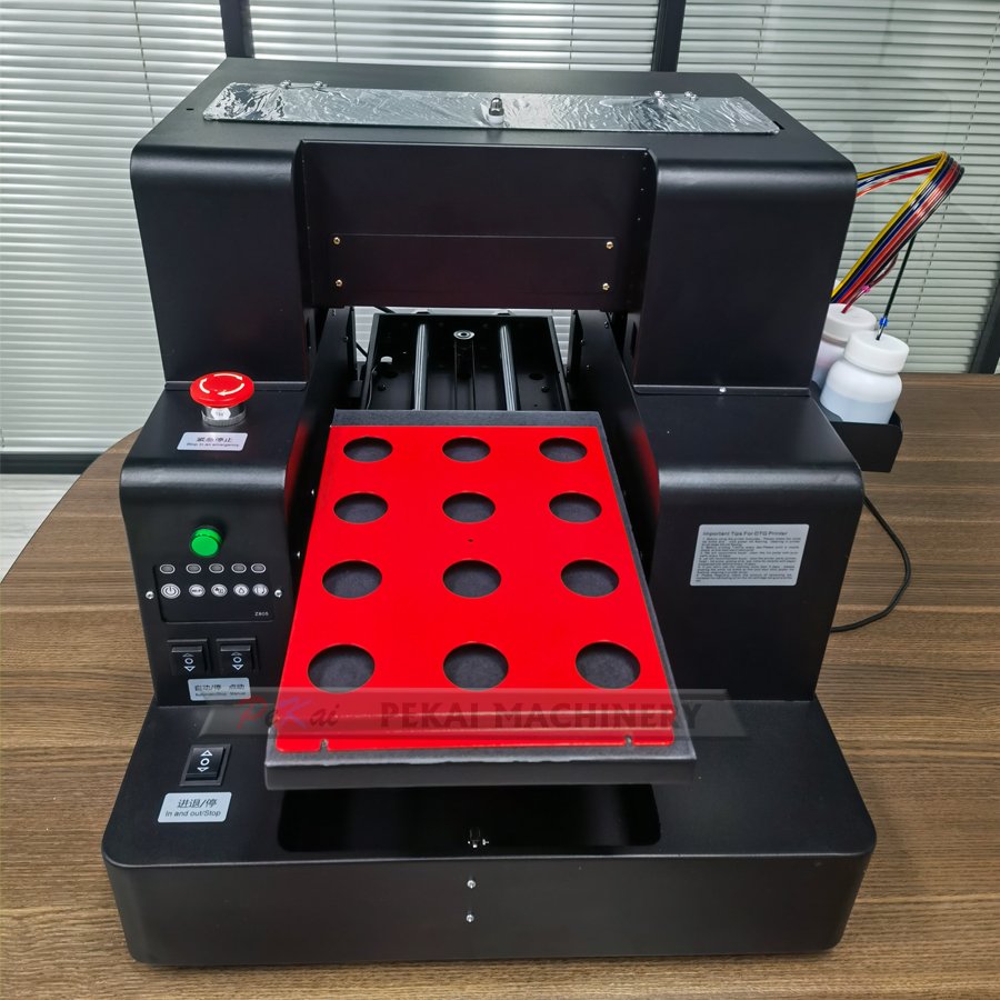 Automatic Flatbed Food Printer Cake Macaroon Printing Machine Candy Printer Cake Decoration Food Inkjet Printer