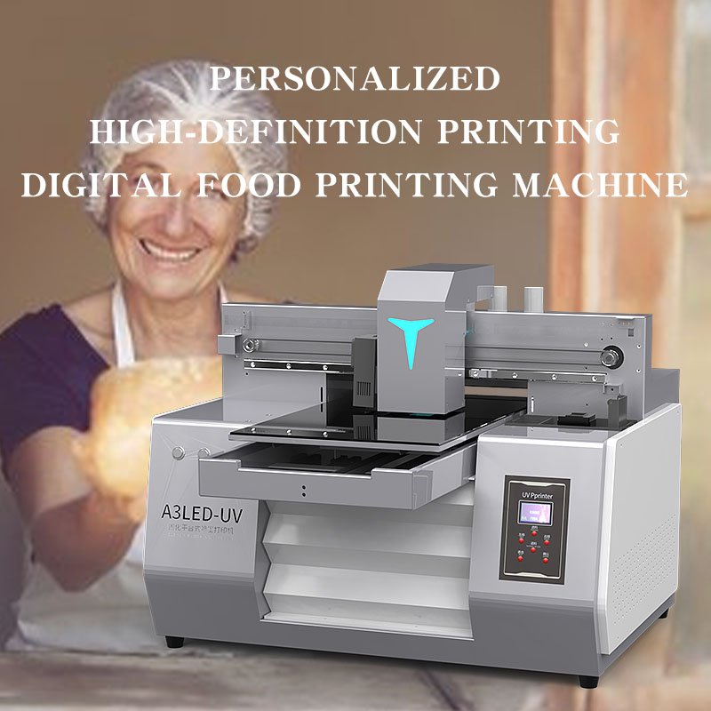 Lingya Multi-funtional Chocolate Printer Chocolate Food Printer Hot Small A3 Size Inkjet Printers New Product 2023 Provided Rip