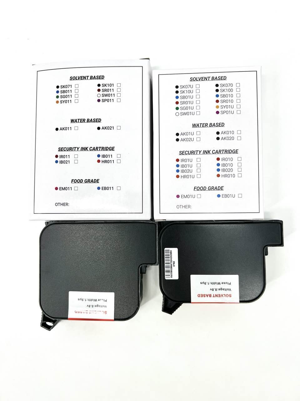 Half One Inch Tij Refillable 25 Ink Cartridge Ink Cartridge Low Price 42ml 12.7mm 25.4mm Full Thermal Inkjet Printer None Chip