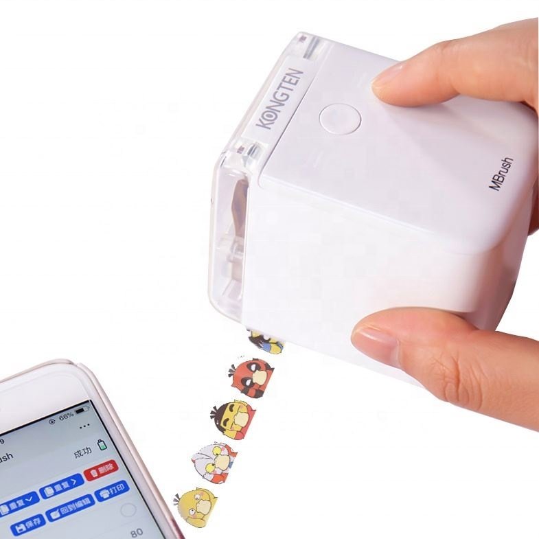 Sticker Printer Mbrush Portable Printer Mini Portable Printer Wifi Connect