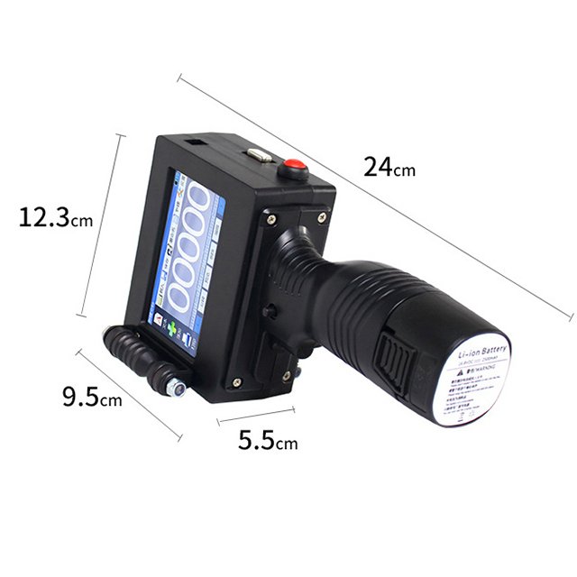 QR Bar code corrugated date printer portable handheld inkjet printer/ LOGO hand printer inkjet