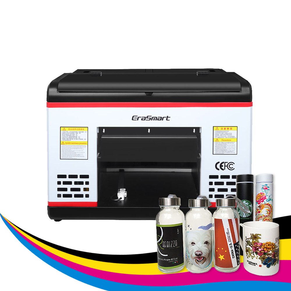 A3 UV LED Ink Varnish Flatbed Digital Inkjet Printer For Glass