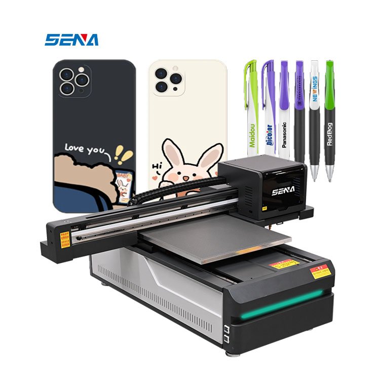 60*90CM format UV flatbed printer sold with Ricoh G5i head high precision UV printer for ceramic tile export of glass phone case