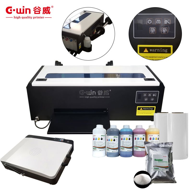 A4 Size DTF Digital Inkjet Printer G200 Multicolor New Condition Machine for T-Shirt & Label Printing Letterpress Plate Type
