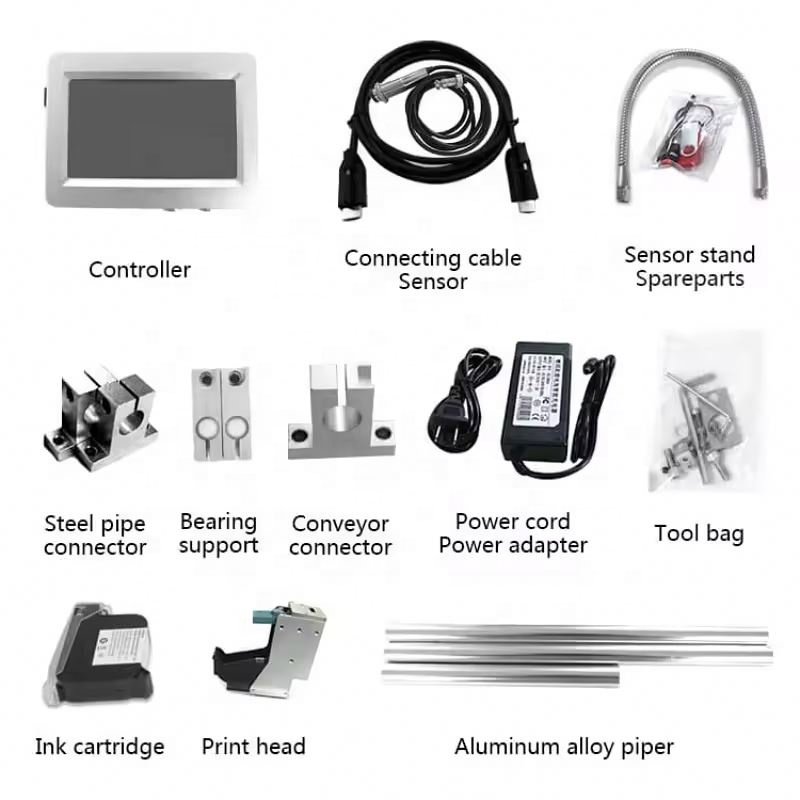 12.7Mm Online Inkjet Printer For Multi-Material Printing