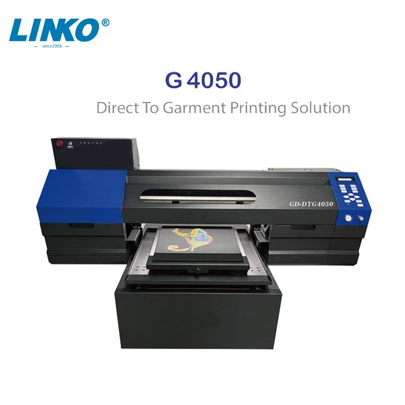 LINKO 40*50 Size Digital Flatbed DTG Printer T-shirt Printing Machine T-shrit Printing Machine for Tee-shirts