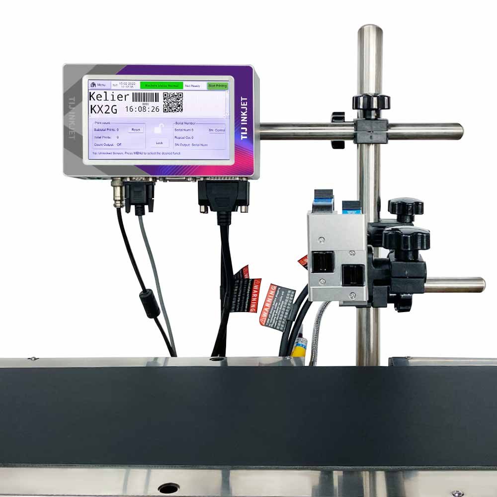 Industrial Bar Code Handheld Jet Printer Continuous Bar Batch Code Inkjet Printer / Small tij Date Ink jet coding Printer