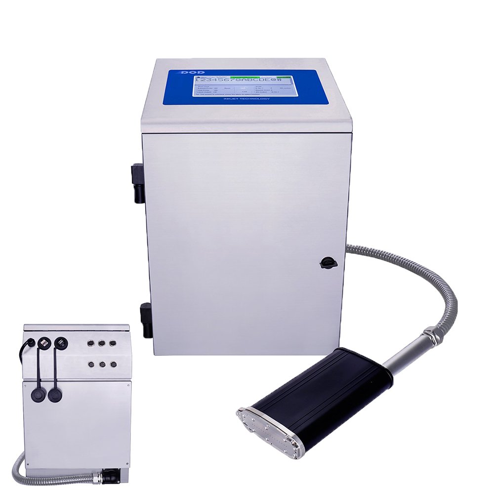 D100 16dots Wiseprint textile label printer batch code printing coding machine price in delhi for bags stone tyre