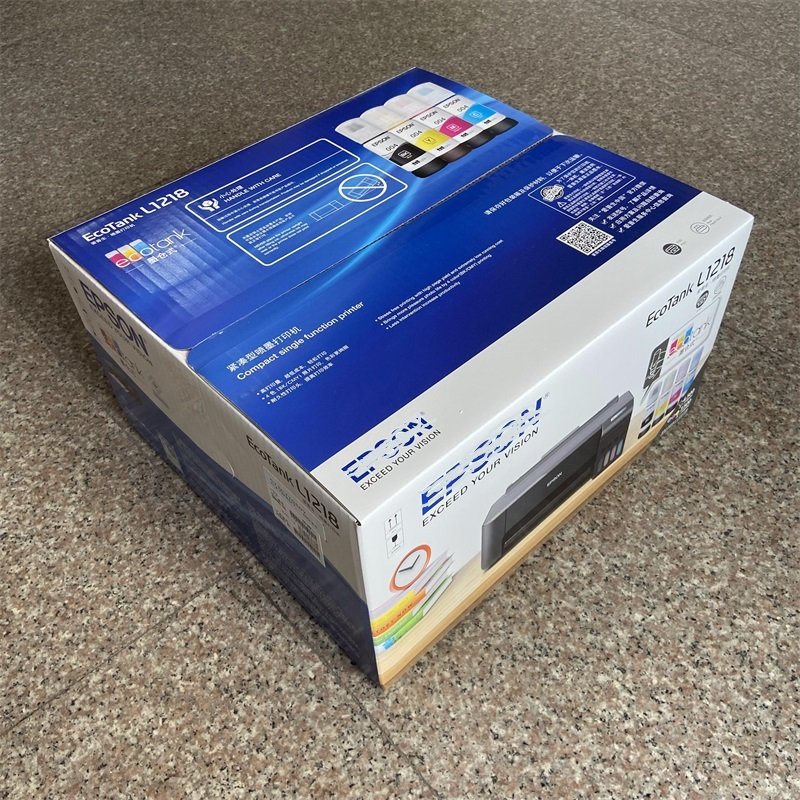 For Epson A4 Color Inkjet Printer with WIFI L1118/L1218/L1119/L1219/L1259 CMYK Ink for Students Home Office File Photo Printing