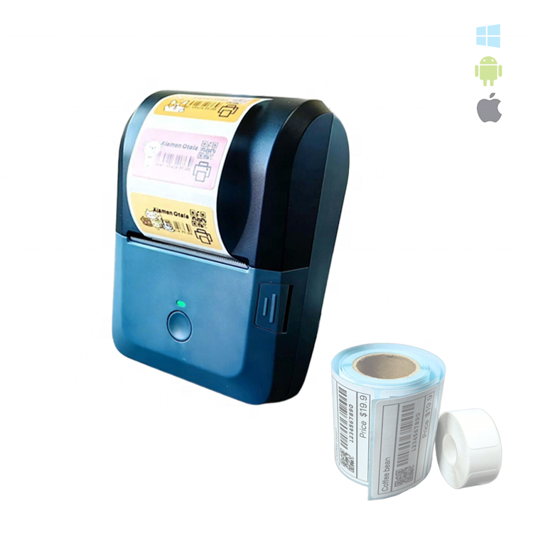 mini 58mm portable small receipt thermal mobile label barcode dot matrix sticker bill pos imprimante impresora invoice printer