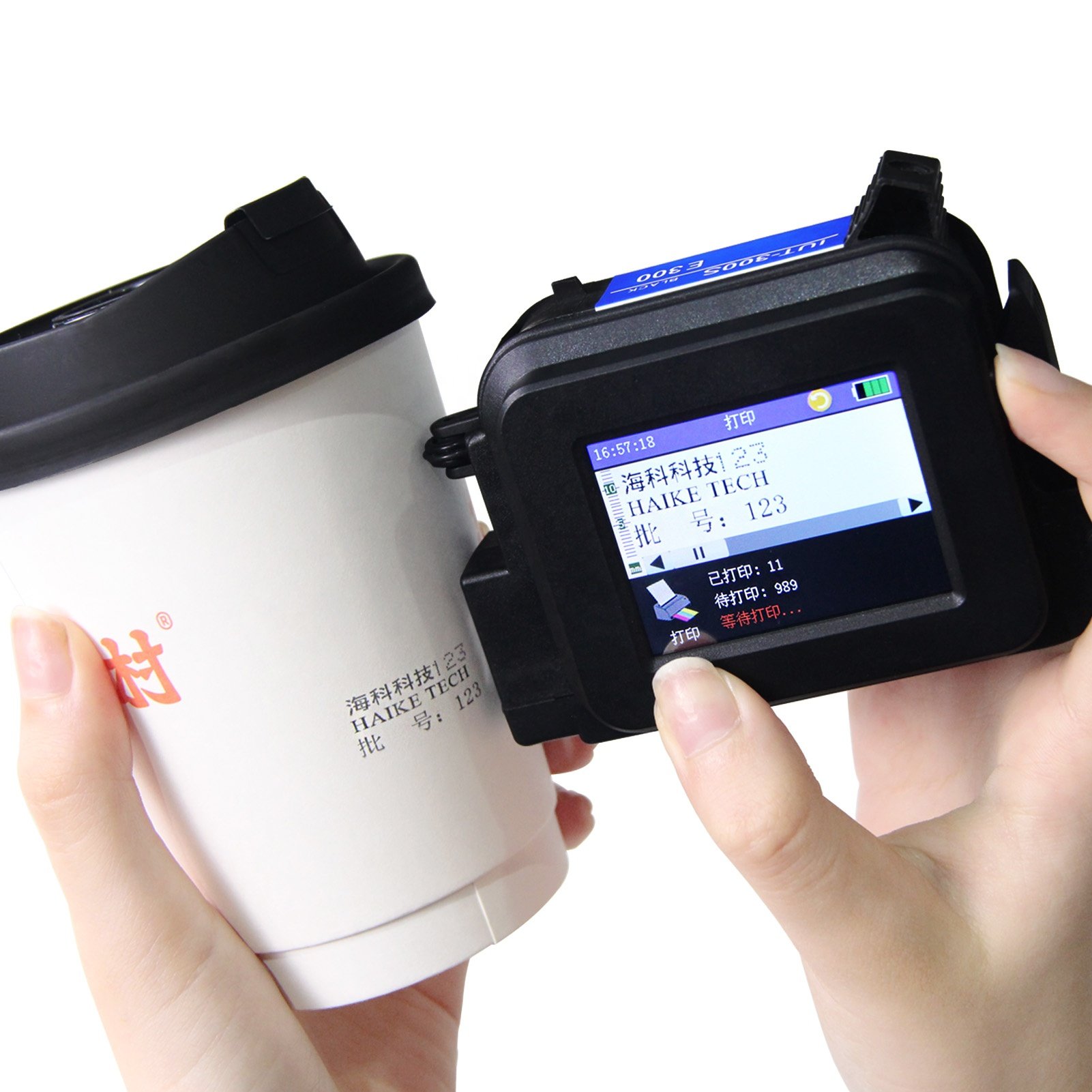 Mini Printer Handheld Inkjet Package Printing Machine For Carton Box Paper Card Mini Inkjet Printer