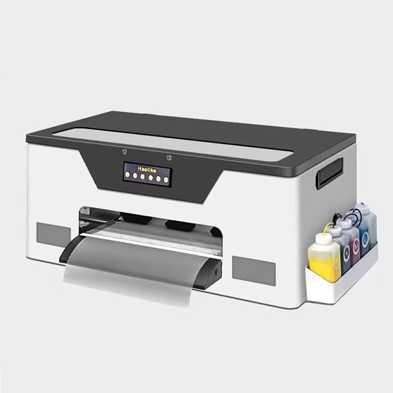 Haolic 13inch T-shirt Small Business XP600 DTF Printing Machine A3 Heat Transfer Printing Pet Film DTG Pink DTF Printer XP600