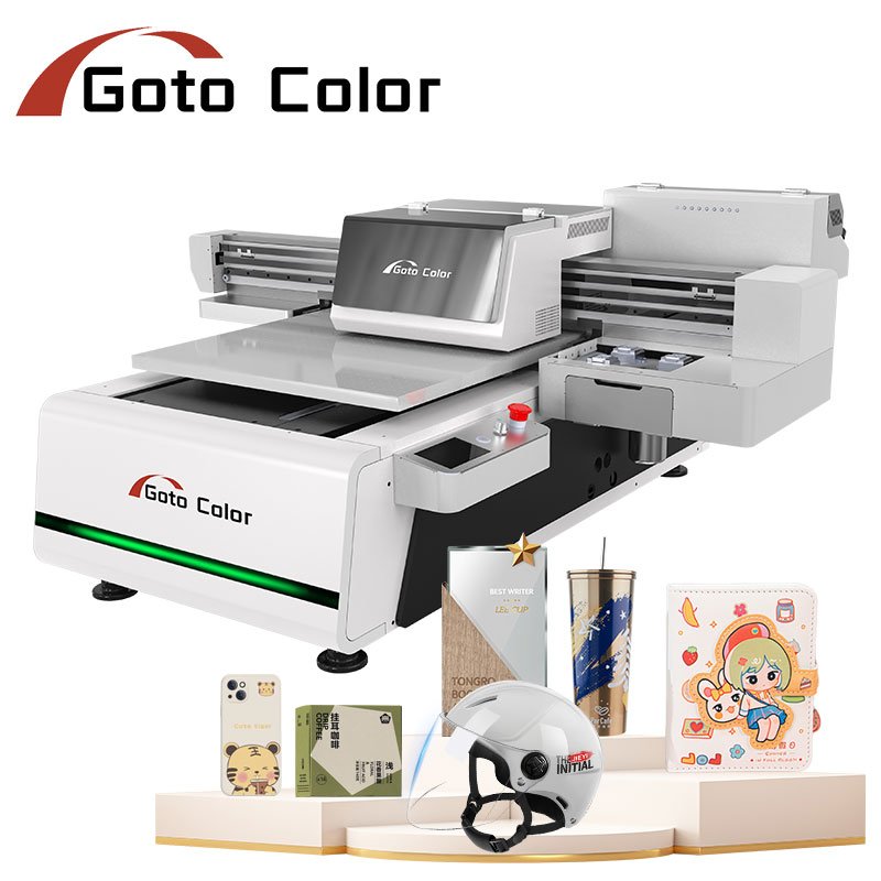 A1 6090 UV LED Digital Inkjet Multicolor Tube Printer Machine for Mug Bottle Phone Case ect.