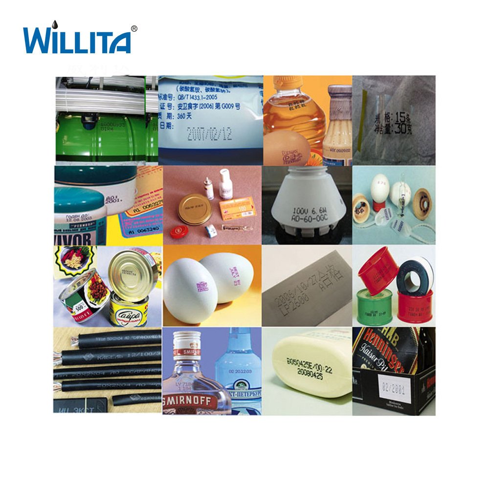 Online CIJ Printer High Speed Small Character Inkjet Printer For Bottle Wire Cable Plastic Bag Date Coding Logo Printing