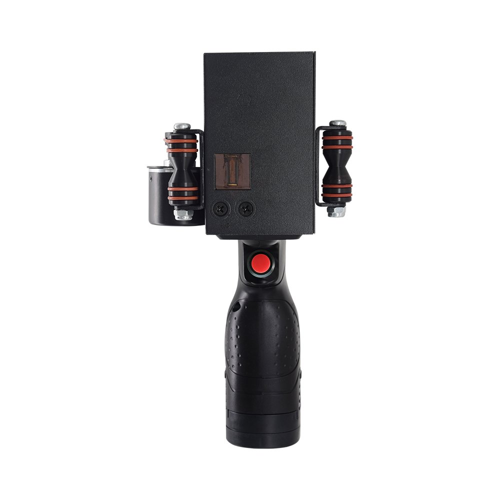 Hand Held Machine Jet Handjet Portable Printing Eggs Batch Coding Handled Rotary Ink Balloon Cardboard Gun metal