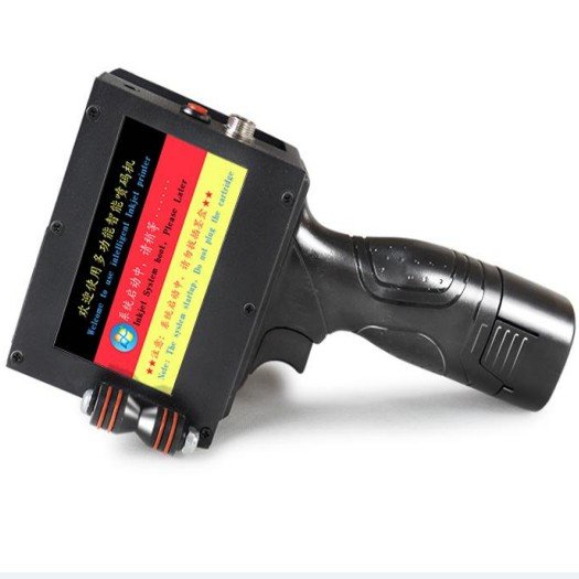 Portable hand-held inkjet printers are used to print production dates