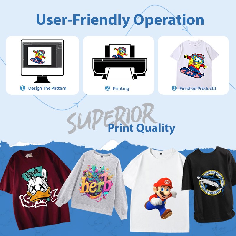Factory Price Commercial Automatic Direct to Garment DTG Printing Machine 2 Printhead Printer Inkjet Tshirt 2 pcs Head I3200