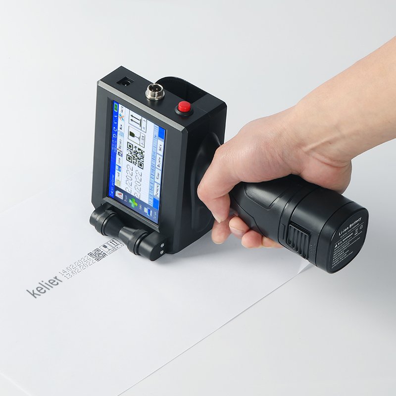 Kelier Fast Dry coding machine Hand Jet Printing Machine Hand Held Inkjet Printer