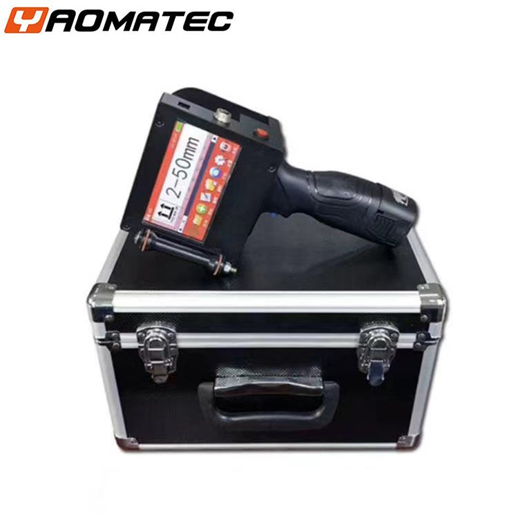 YAOMATEC 5CM 50.8mm Industrial Inkjet Printer Expiry Date Production Date Inkjet Printer Logo QR Bar Code Handheld Printer