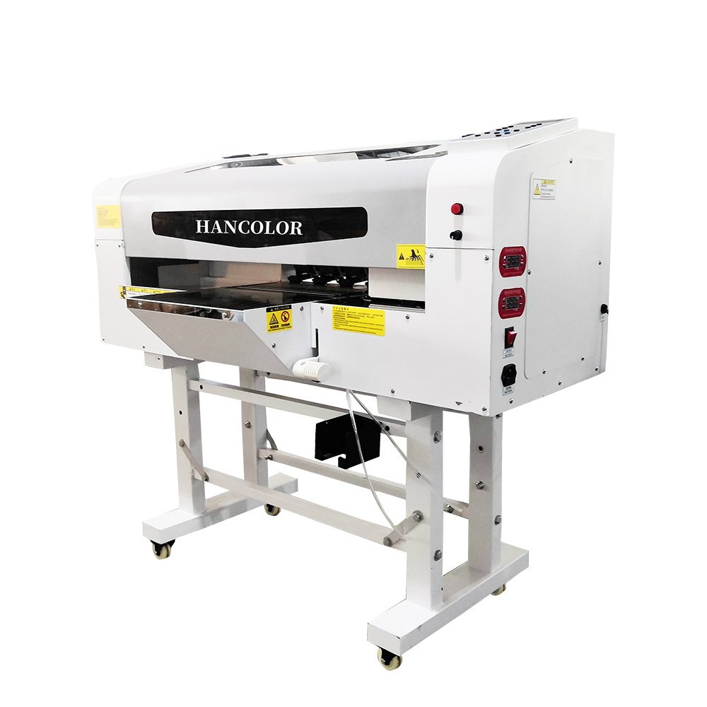 Professional hanColor all in one 30cm 12inch low price two heads dtf printer for any fabric tshirt dtf printer printing machine