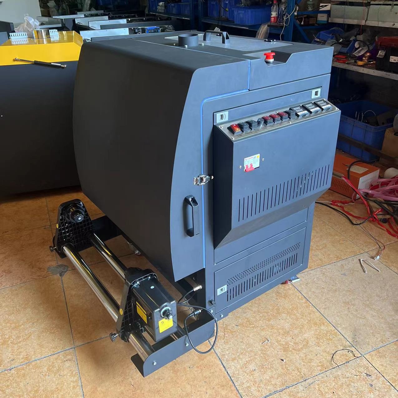 24inch Vertical Dtf Powder Shaker and Drying Machine Hotmelt Powder Curing Oven for 2 Heads XP600 I1600 Dtf Printer 60cm A1 CE