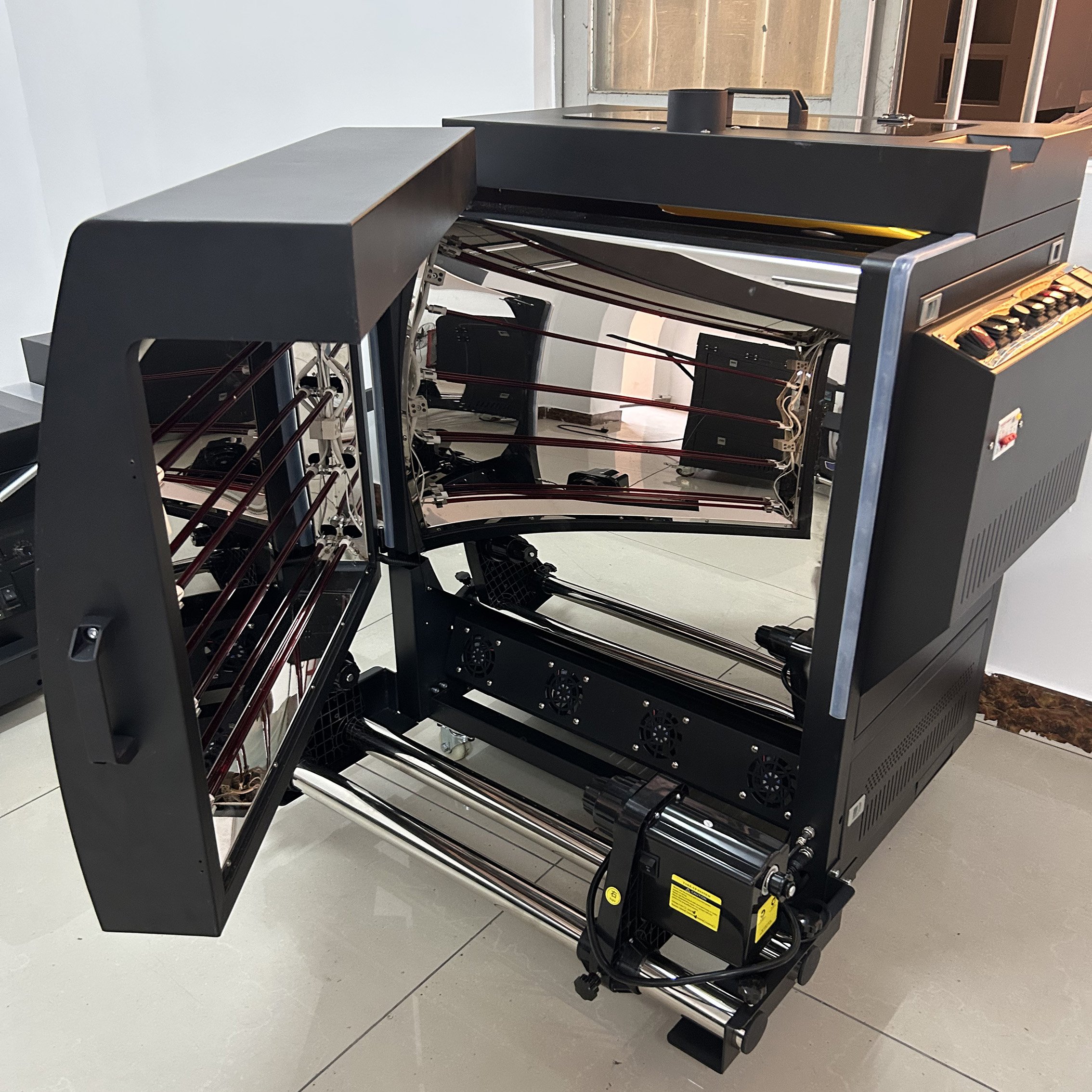 24inch Vertical Dtf Powder Shaker and Drying Machine Hotmelt Powder Curing Oven for 2 Heads XP600 I1600 Dtf Printer 60cm A1 CE