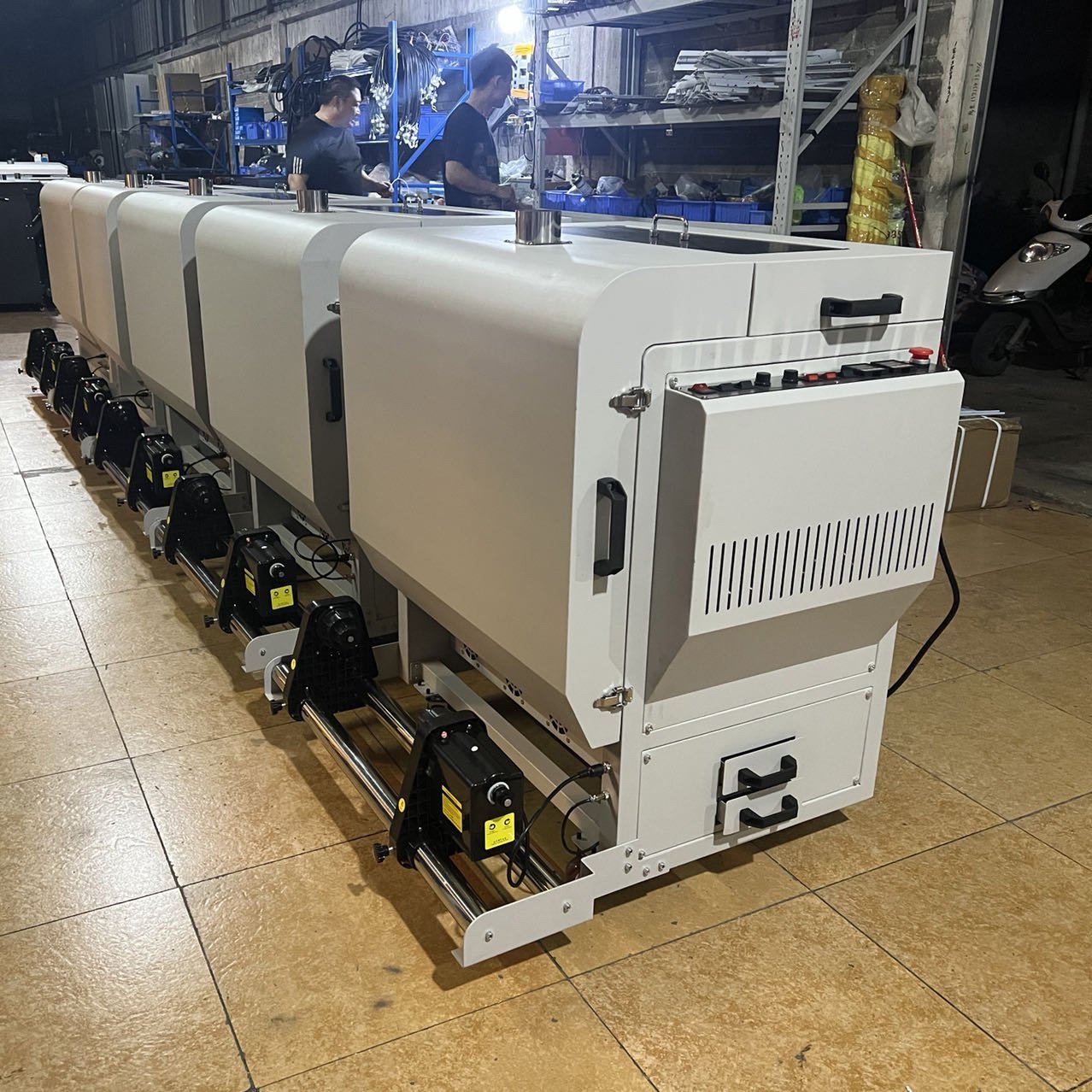24inch Vertical Dtf Powder Shaker and Drying Machine Hotmelt Powder Curing Oven for 2 Heads XP600 I1600 Dtf Printer 60cm A1 CE