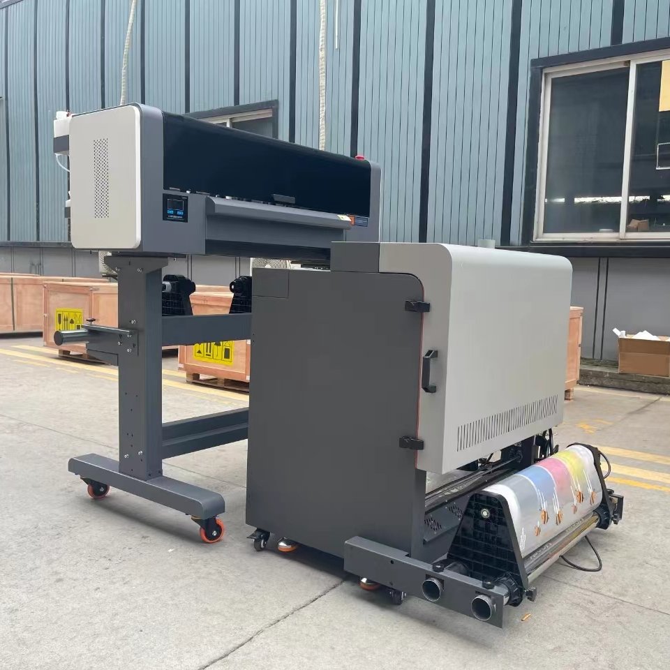 24inch Vertical Dtf Powder Shaker and Drying Machine Hotmelt Powder Curing Oven for 2 Heads XP600 I1600 Dtf Printer 60cm A1 CE