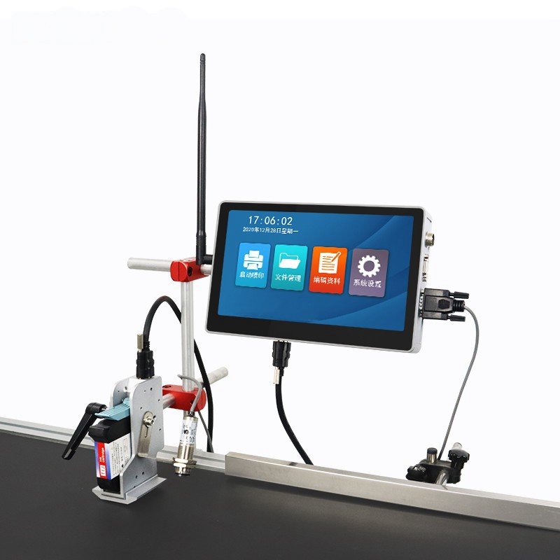 Beijing Marcespe M33 Cheap Industrial Online Automatic Batch Coding Machine Tij thermal Inkjet Printer With Conveyor 5 buyers