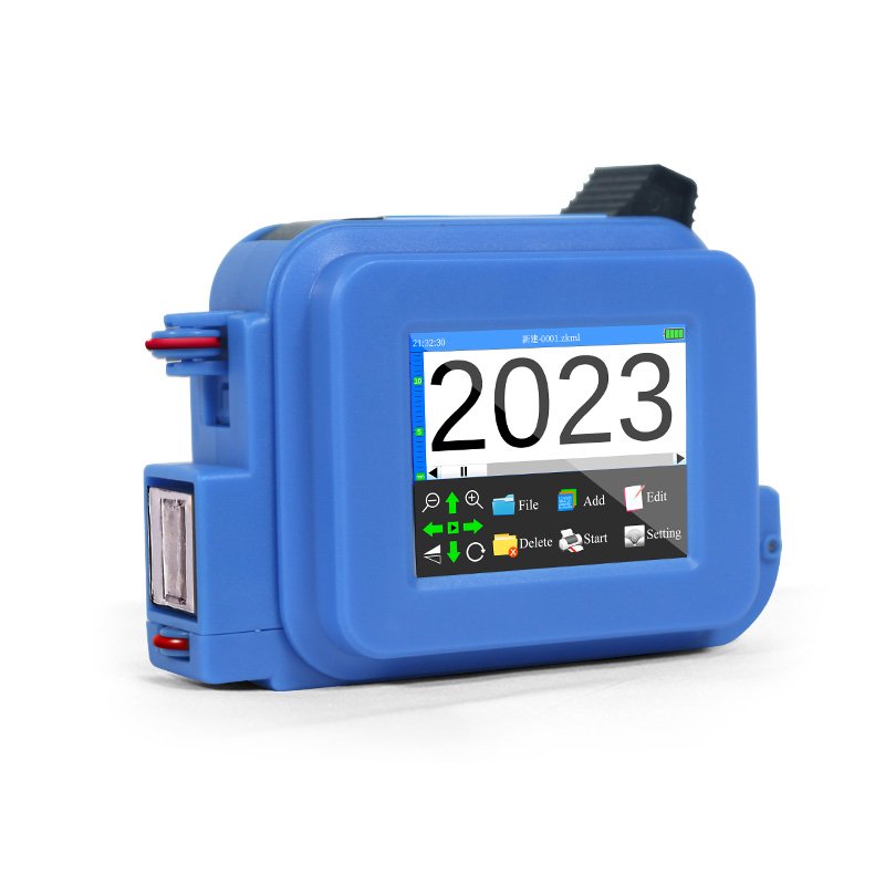 QR Barcode Batch Date Number Logo Expiry Date Coding Machine 25 Languages Mini Inkjet Printer