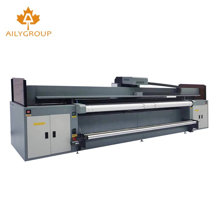 NEWIN 3.2m Large Format Inkjet Printer Hybrid Uv Printer Dtf Wholesale Price Uv Hybrid Inkjet Printers With 4-12pcs Ricoh G5/g6