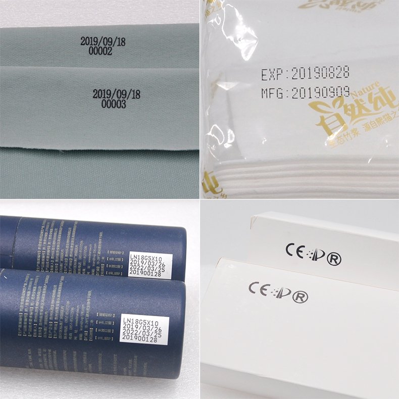 High Efficient Food Plastic Bag Small Plastic Printing Machine Static Handheld Industrial Inkjet Printer