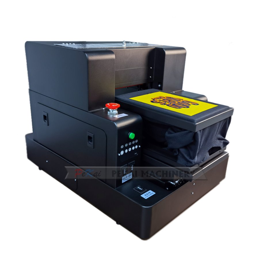 2022 New Style 2in1 6 Colors Flatbed Printer T-Shirt Cake Printing Machine A4 Size DTG Printer & Food Printer