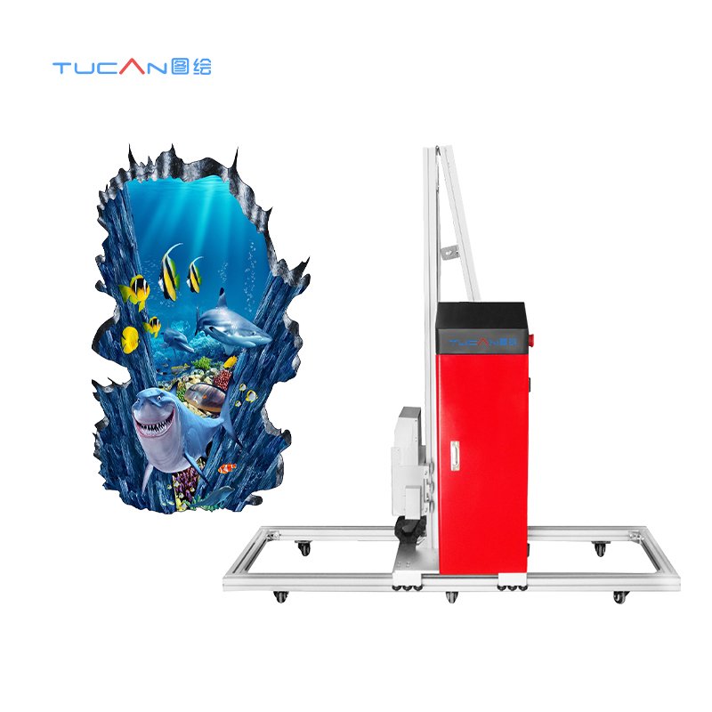 3D vertical wall printer printing machine Inkjet wall Printer uv ink 5~10 sqm/hour