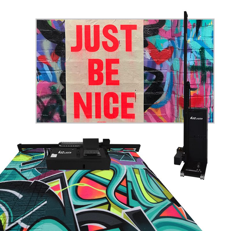 3d 5d Effect UV Wall/Floor/Ground Art Glass/Wood/Ceramic/Paper/Metal Direct Inkjet Printers Spraying Printing Painting Machines