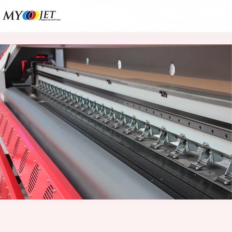 China Myjet outdoor viny plotterl flex banner printing machine digital solvent printers with konica 512i printhead