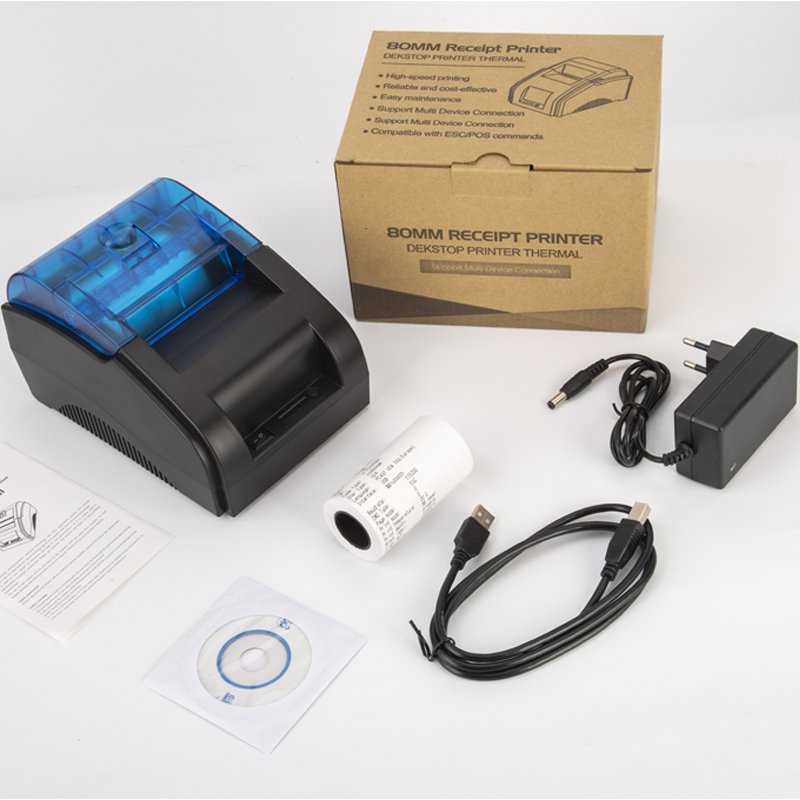 203dpi Resolution Pos 1 Piece Wireless Machine And Receipt Pos80 System Thermal Inkjet Bar Code Paper Printer