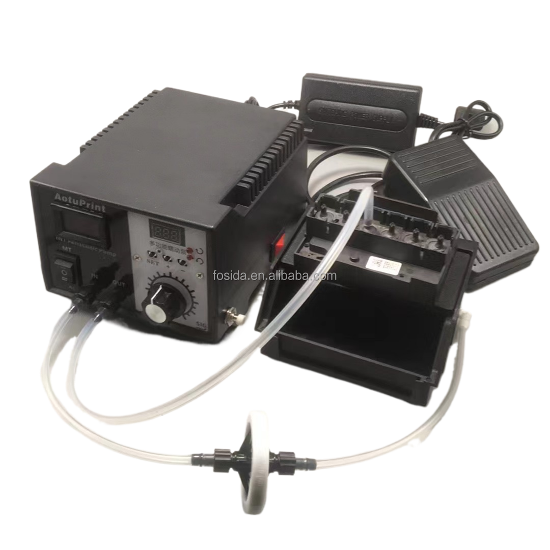 FOSIDA newly developed digital ultrasonic uv xp600 print head i3200 cleaning machine for all print heads